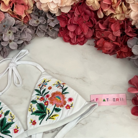 Sexy Embroidered Bikini main image 0